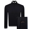 Paul &amp; Shark Paul And Shark Moon Badge Knit Jumper Navy In Blue