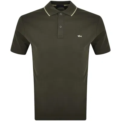 Paul &amp; Shark Paul And Shark Pique Polo T Shirt Green