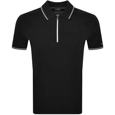Paul &amp; Shark Paul And Shark Printed Logo Polo Black