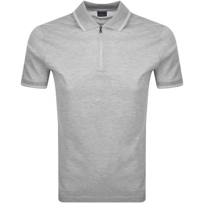 Paul &amp; Shark Paul And Shark Printed Logo Polo Grey