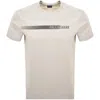 Paul &amp; Shark Paul And Shark Printed Logo T Shirt Beige