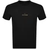 Paul &amp; Shark Paul And Shark Printed Logo T Shirt Navy In Black