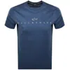Paul &amp; Shark Paul And Shark Printed Logo T Shirt Blue In Blue