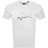 Paul &amp; Shark Paul And Shark Printed Logo T Shirt White In White