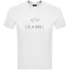 Paul &amp; Shark Paul And Shark Printed Logo T Shirt White In White