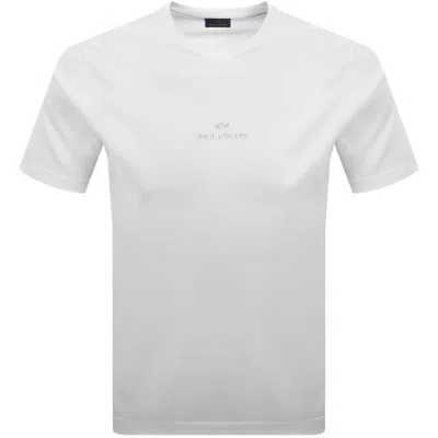 Paul &amp; Shark Paul And Shark Printed Logo T Shirt White
