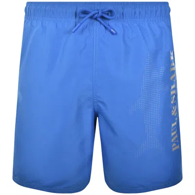 Paul &amp; Shark Paul And Shark Save The Sea Swim Shorts Blue