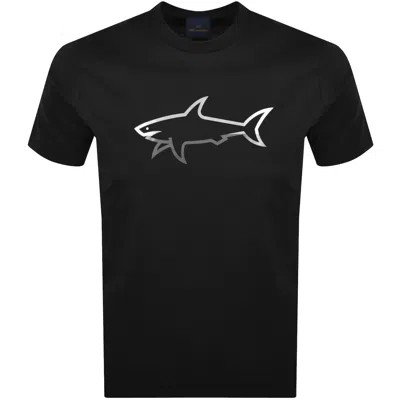 Paul &amp; Shark Paul And Shark Shark Logo T Shirt Black
