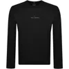Paul &amp; Shark Paul And Shark Stretch Logo Sweatshirt Black In Black