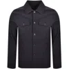 Paul &amp; Shark Paul And Shark Stretch Overshirt Navy In Blue