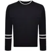 Paul &amp; Shark Paul And Shark Tag Knit Jumper Navy In Navy