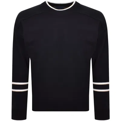 Paul &amp; Shark Paul And Shark Tag Knit Jumper Navy