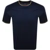 Paul &amp; Shark Paul And Shark Tipped T Shirt Navy In Navy
