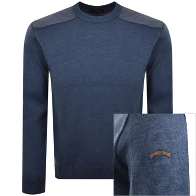 Paul &amp; Shark Paul And Shark Typhoon Knit Jumper Blue