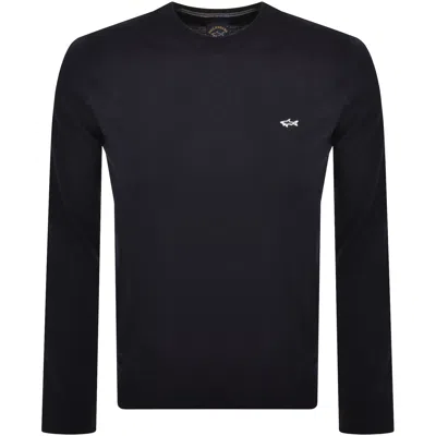 PAUL &AMP; SHARK PAUL AND SHARK WOOL JUMPER NAVY