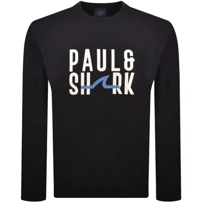 Paul &amp; Shark Paul And Shark X-soft Logo Sweatshirt Navy