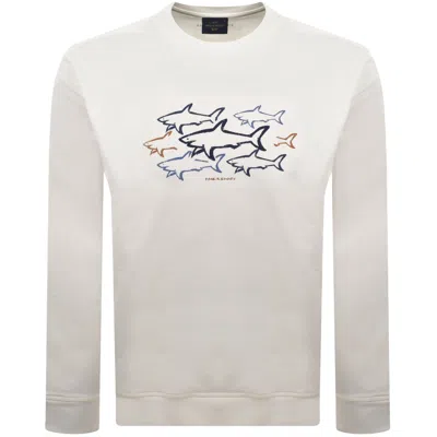 Paul &amp; Shark Paul And Shark X-soft Logo Sweatshirt White