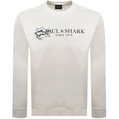Paul &amp; Shark Paul And Shark X-soft Logo Sweatshirt White
