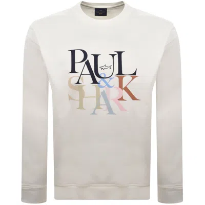 Paul &amp; Shark Paul And Shark X-soft Logo Sweatshirt White