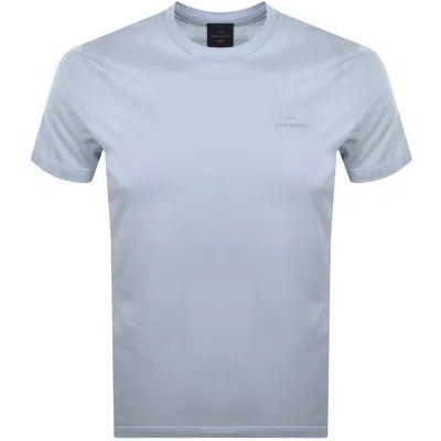 Paul &amp; Shark Paul And Shark X-soft Printed Logo T Shirt Blue