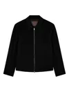 Paul&amp;shark Blouson Made With A Loro Piana Green Storm System Fabric In Black