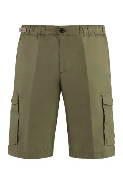 Paul&amp;shark Cotton Bermuda Shorts In Green