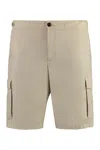 Paul&amp;shark Cotton Bermuda Shorts In Sand