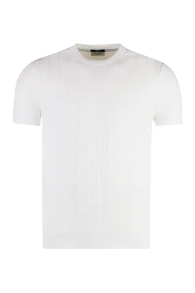 Paul&amp;shark Cotton Crew-neck T-shirt In White