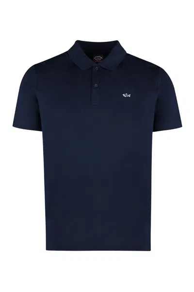 Paul&amp;shark Cotton-piqué Polo Shirt In Blue