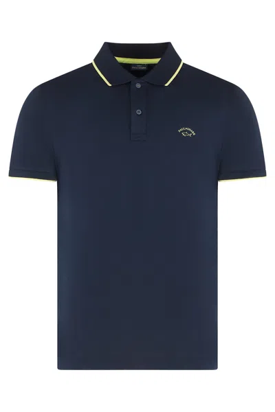 Paul&amp;shark Cotton-piqué Polo Shirt In Blue