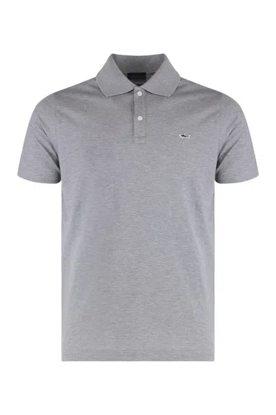 Paul&amp;shark Cotton Piqué Polo Shirt In Gray