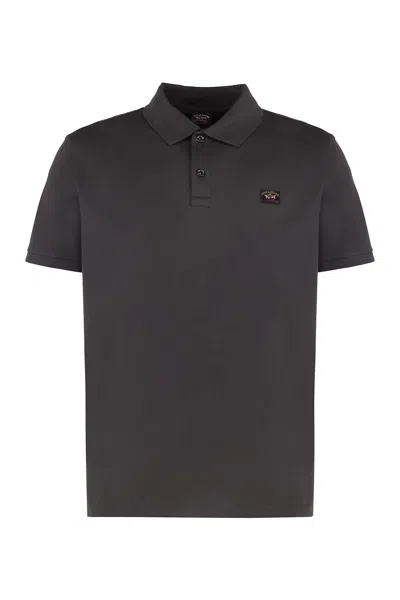 Paul&amp;shark Cotton-piqué Polo Shirt In Gray