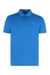 Paul&amp;shark Cotton Piquet Polo In Blue