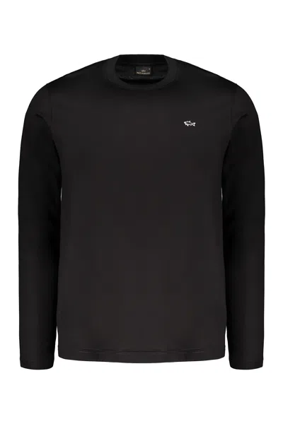 Paul&amp;shark Cotton T-shirt In Black