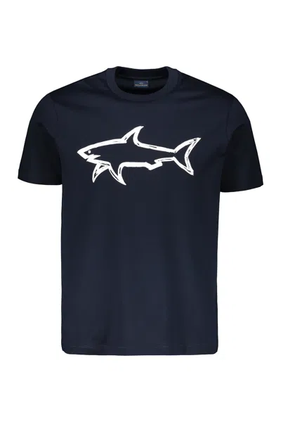 Paul&amp;shark Cotton T-shirt In Blue