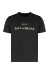 Paul&amp;shark T-shirt In Cotton Jersey With Logo Print In Animal Print