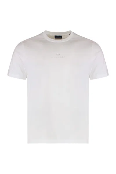 Paul&amp;shark Cotton T-shirt With Logo In White