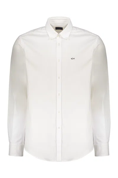 Paul&amp;shark Elegant White Shirt, Lightweight And Versatile