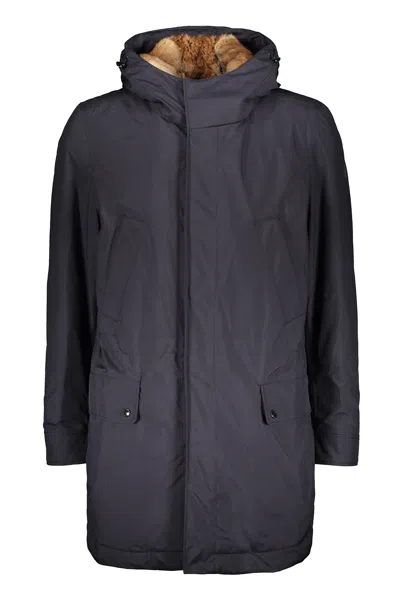 Paul&amp;shark Hooded Parka In Blue