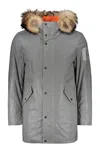 Paul&amp;shark Hooded Parka In Grey