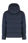 Paul&amp;shark Hooded Short Down Jacket In Blue
