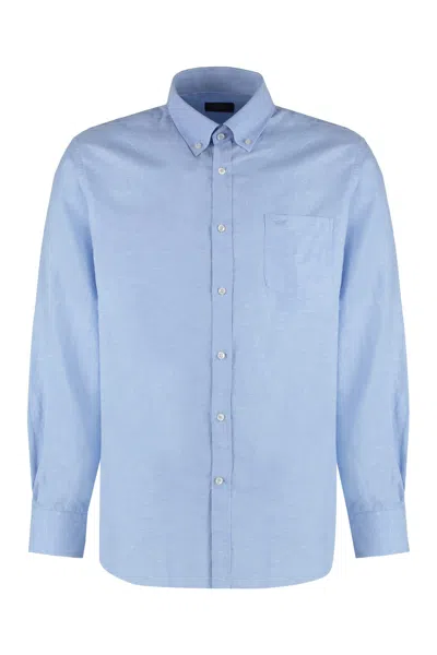 PAUL & SHARK LINEN AND COTTON SHIRT