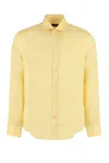 Paul&amp;shark Linen Shirt In Yellow