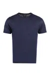 Paul&amp;shark Cotton T-shirt With Detail In Blue