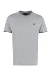Paul&amp;shark Logo Cotton T-shirt In Grey