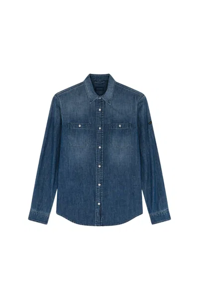 Paul&amp;shark Overshirt In Denim In Blue