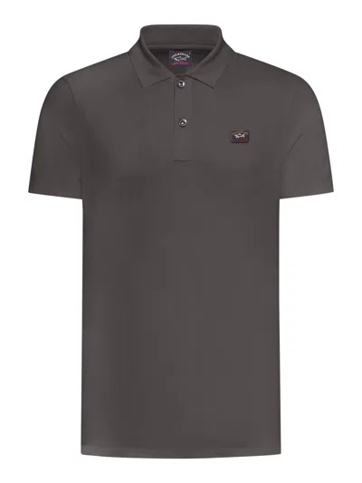 Paul&amp;shark Polo Cotton In Brown
