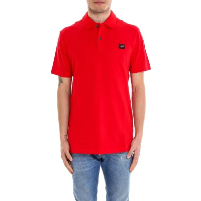Paul&amp;shark Polo Shirt In Red