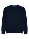 Paul&amp;shark Shark Tag Wool Cashmere Crewneck In Blue