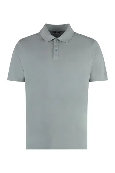 Paul&amp;shark Short Sleeve Cotton Polo Shirt In Grey